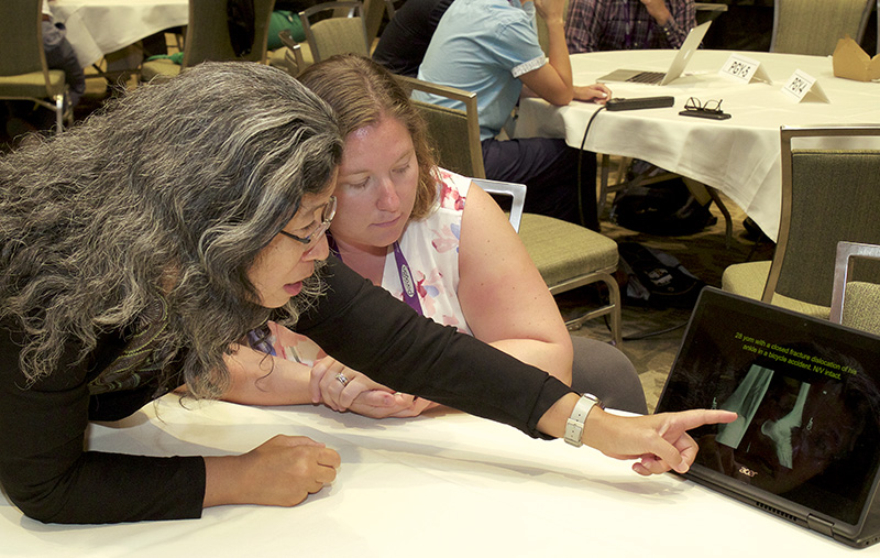 AOFAS member teaching orthopaedic resident